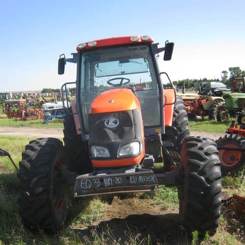 Used Kubota M135X Tractor parts.