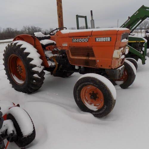 Used Kubota m4000 Tractor parts.