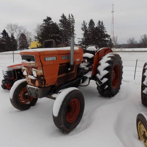 Used Kubota m4000 Tractor parts.