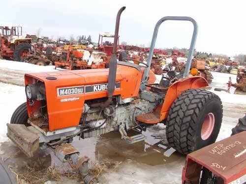 Used Kubota M4030 Tractor parts.
