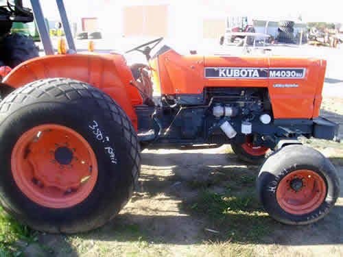 Used Kubota M4030 Tractor parts.