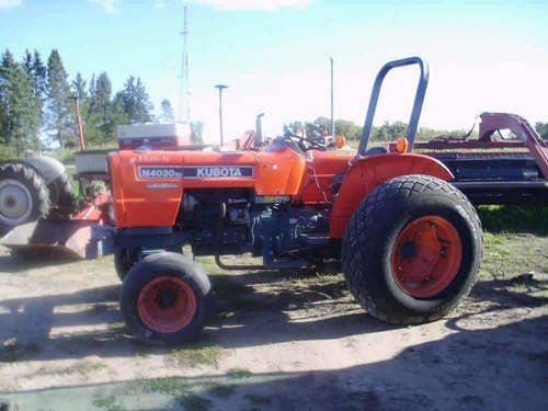 Used Kubota M4030 Tractor parts.