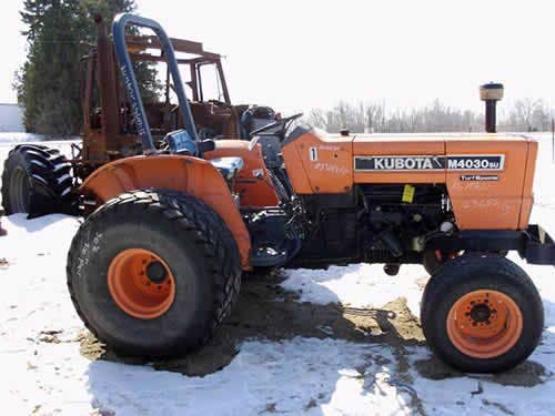Used Kubota m4030 Tractor parts.