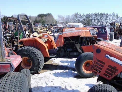 Used Kubota M4700 Tractor parts.