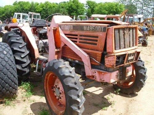 Used Kubota m4950 Tractor parts.