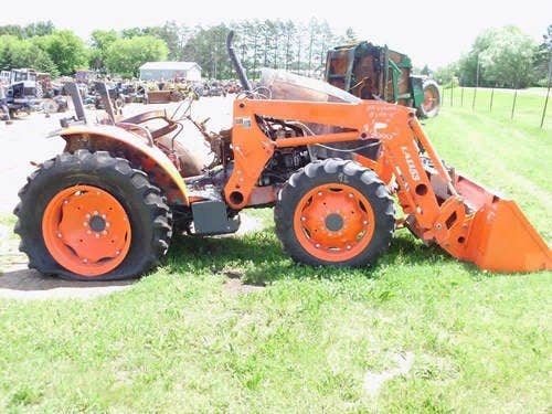 Used Kubota M6040 Tractor parts.