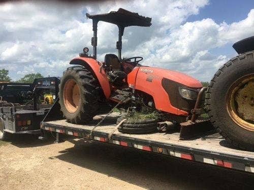 Used Kubota M6040 Tractor parts.