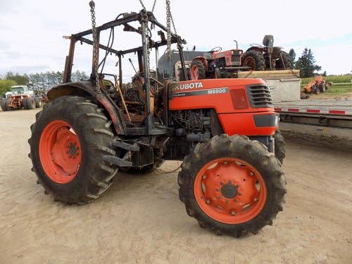 Used Kubota m6800 Tractor Parts Used Kubota m6800 Tractor Parts