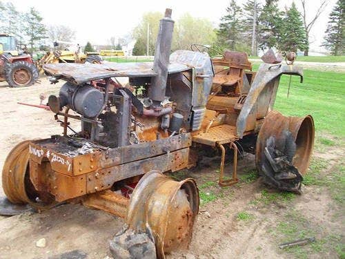 Used Kubota M6950 Tractor parts.