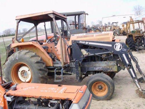 Used Kubota M6950 Tractor parts.