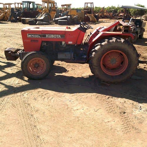 Used Kubota M7030 Tractor parts.