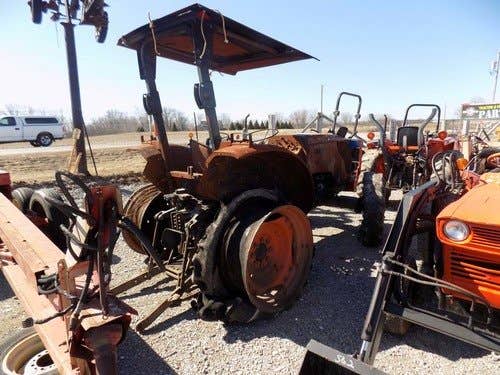 Used Kubota M7040 Tractor parts.
