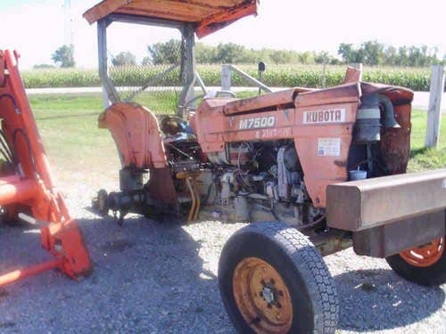 Used Kubota M7500 Tractor parts.