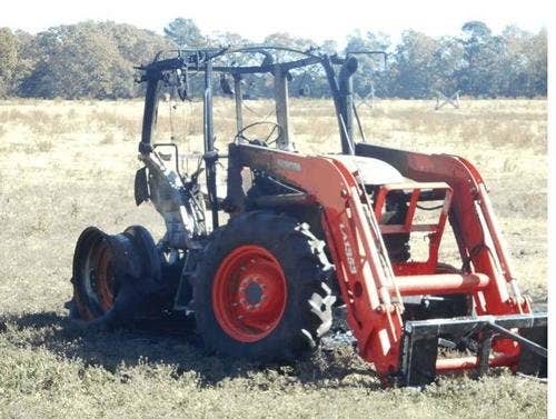 2014 Used Kubota M8560 Tractor parts.