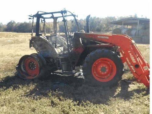 2014 Used Kubota M8560 Tractor parts.