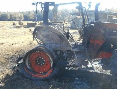 2014 Used Kubota M8560 Tractor parts.