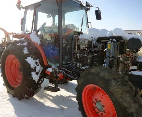 Used Kubota M9000 Tractor parts.