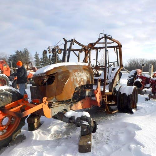 Used Kubota M9540 Tractor parts.
