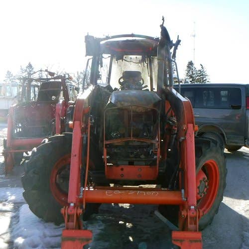 Used Kubota M9960 Tractor parts.
