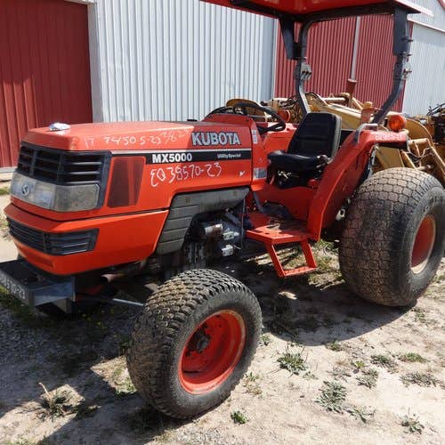 Used Kubota MX5000 Tractor parts.