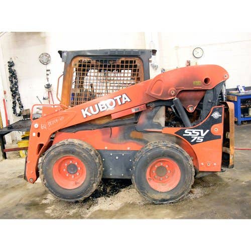 Used Kubota SSV75 Skid Steer Loader parts.