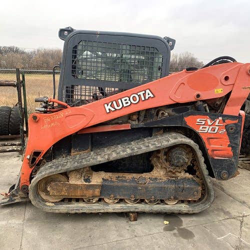 2016 Used Kubota SVL90-2 Skid Steer Loader parts.