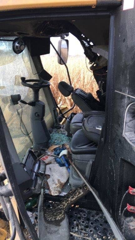 2014 Used Lexion 740 Combine parts.
