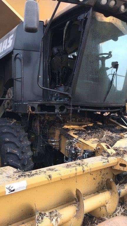 2014 Used Lexion 740 Combine parts.