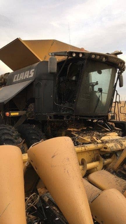2014 Used Lexion 740 Combine parts.