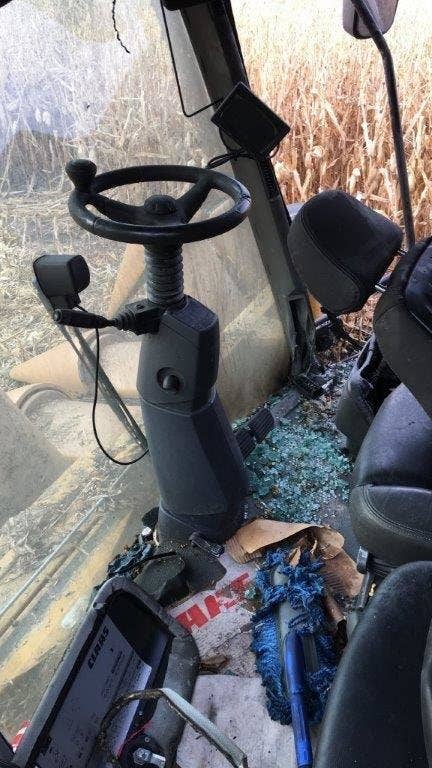 2014 Used Lexion 740 Combine parts.