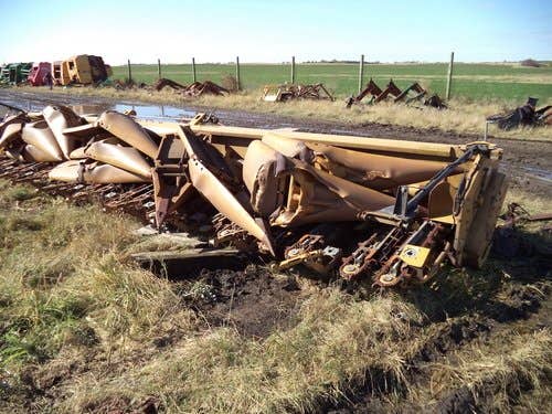 2009 Used Lexion C512-30 Header parts.