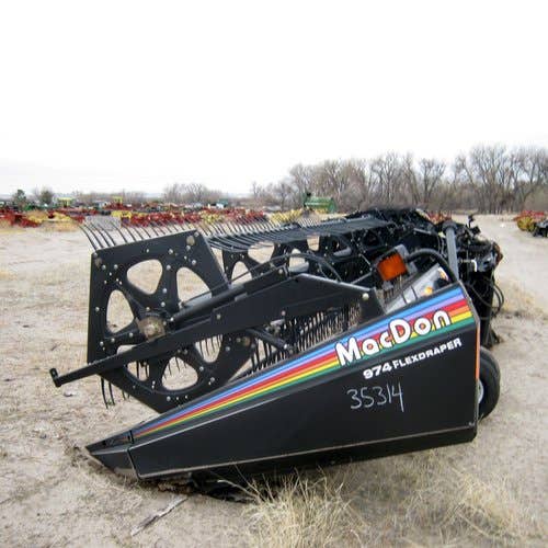 2007 Used Macdon 974 Header parts.