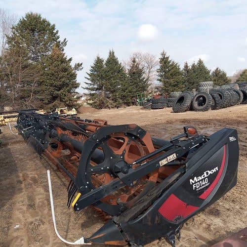 2018 Used Macdon FD140 Header parts.