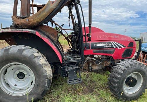 Used Mahindra mPower 85 Tractor parts.