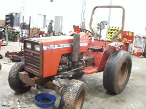 Used Massey Ferguson 1035 Tractor parts.