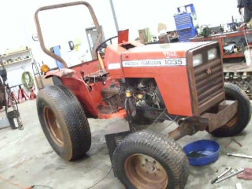 Used Massey Ferguson 1035 Tractor parts.