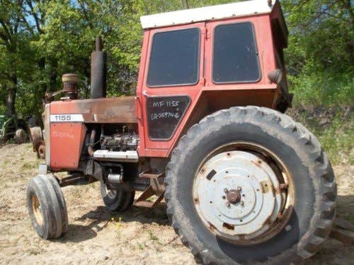 1975 Used Massey Ferguson 1155 Tractor parts.