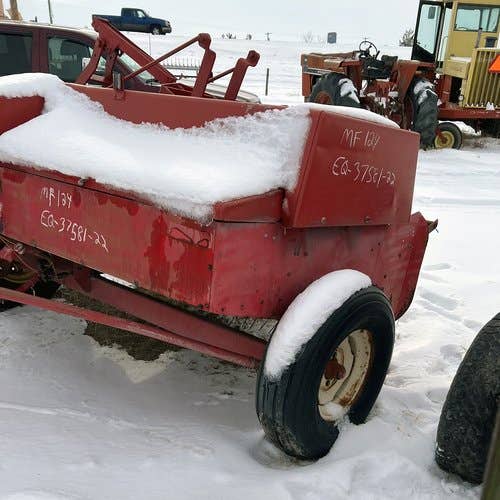 Used Massey Ferguson 124 Baler parts.