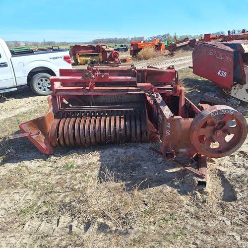 Used Massey Ferguson 124 Baler parts.