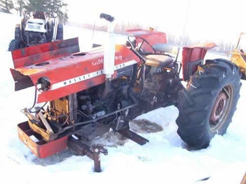 Used Massey Ferguson 165 Tractor parts.