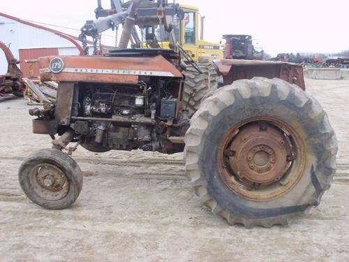 Used Massey Ferguson 175 Tractor parts.