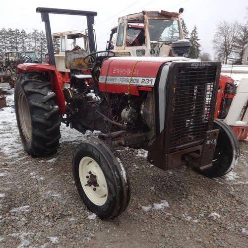 Used Massey Ferguson 231 Tractor parts.
