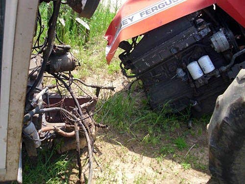 Used Massey Ferguson 3545 Tractor parts.