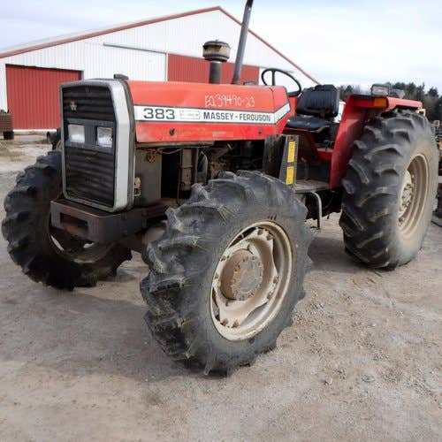 1990 Used Massey Ferguson 383 Tractor parts.