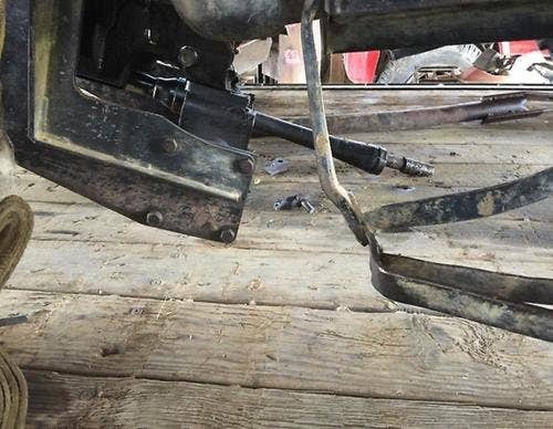 1997 Used Massey Ferguson 4253 Tractor parts.