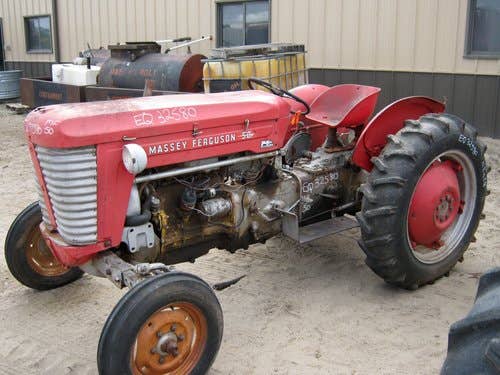 Used Massey Ferguson 50 Tractor parts.