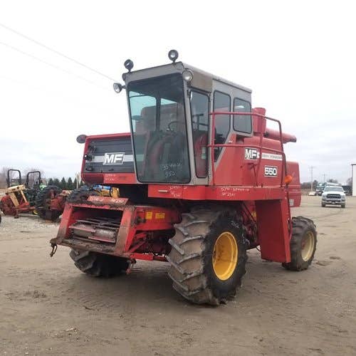 Used Massey Ferguson 550 Combine parts.