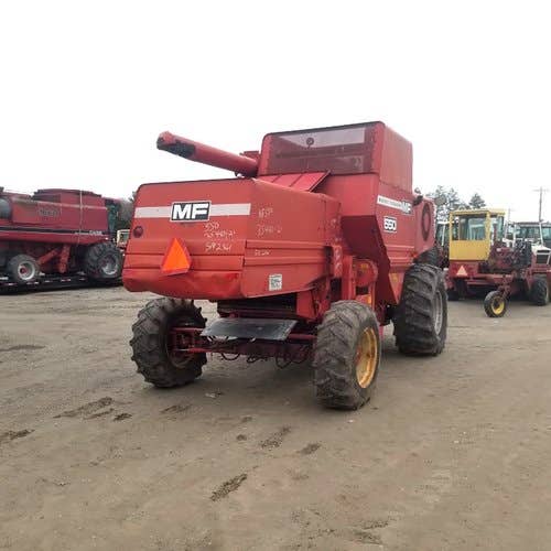 Used Massey Ferguson 550 Combine parts.