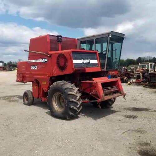 Used Massey Ferguson 550 Combine parts.