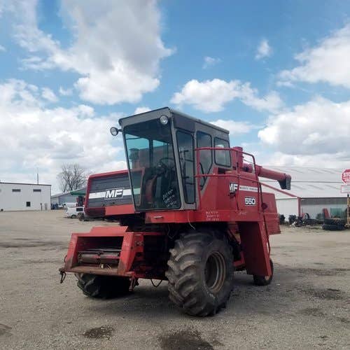 Used Massey Ferguson 550 Combine parts.